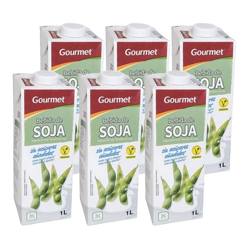 Marca Blanca - Gourmet Bebida de Soja, 6 x 1L