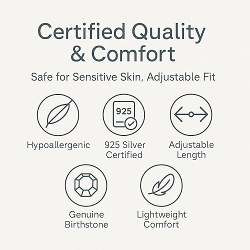 Miniatura 5 de Moonstone Necklace for Women, Heart Pendant Necklace, New Beginning Necklace, June Birthstone Jewelry Party Wear 925 Silver 16+2 inch Adjustable