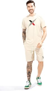 WEET Cotton T-Shirt and Shorts Set for Men,Night Wear for Men,Men's Pyjama Set MCS136 Price In India