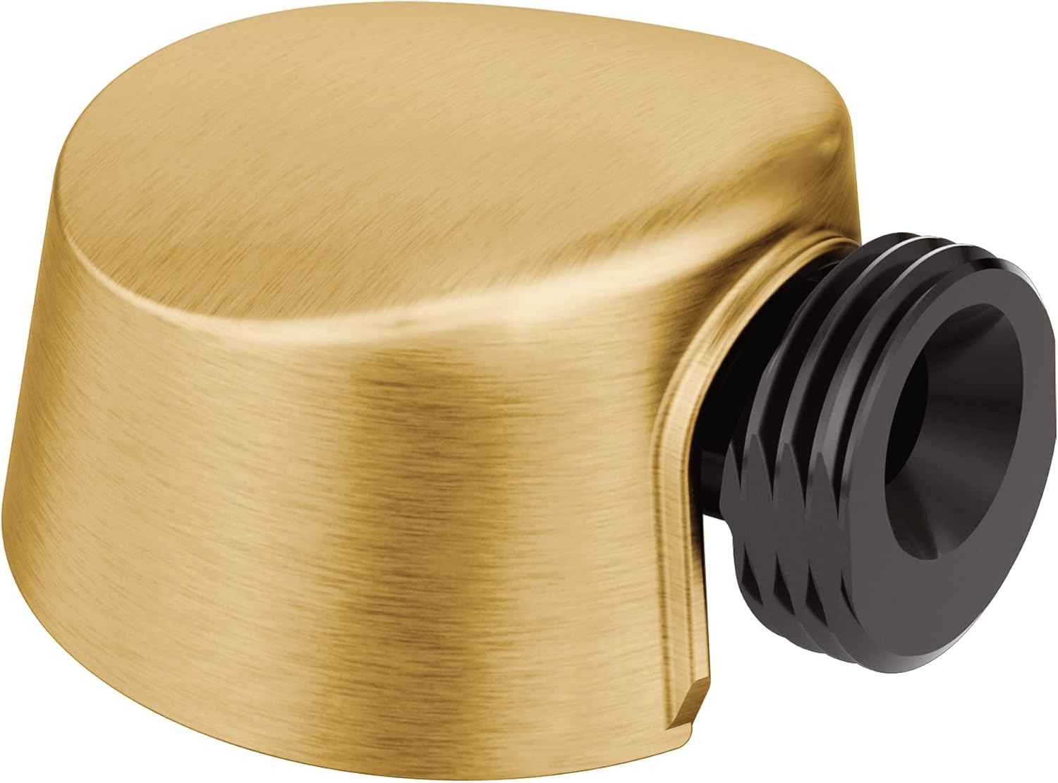 Moen Brushed Gold Round Drop Ell Handheld Shower Wall Connector, A725BG