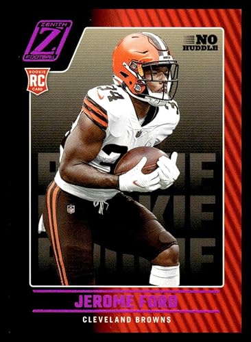 2022 Panini Zenith No Huddle #180 Jerome Ford NM-MT RC Rookie Cleveland Browns Football Trading Card