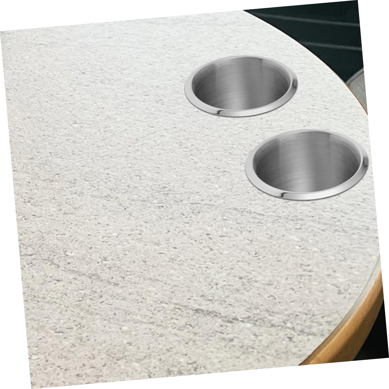 CHILDWEET 2pcs Boat Coaster Rv Accessories Cup Holder Drinks Can Holder Recessed Can Holders Cup Storage Holders for Rv Marine Sofa Stainless Steel