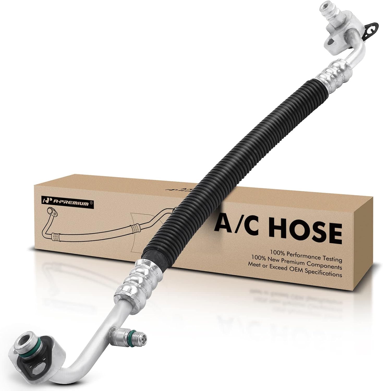 A-Premium A/C Discharge Line Hose Assembly Compatible with Dodge Avenger 2008 & Chrysler Sebring 2007-2008, 2.7L 3.5L, Compressor to Condenser