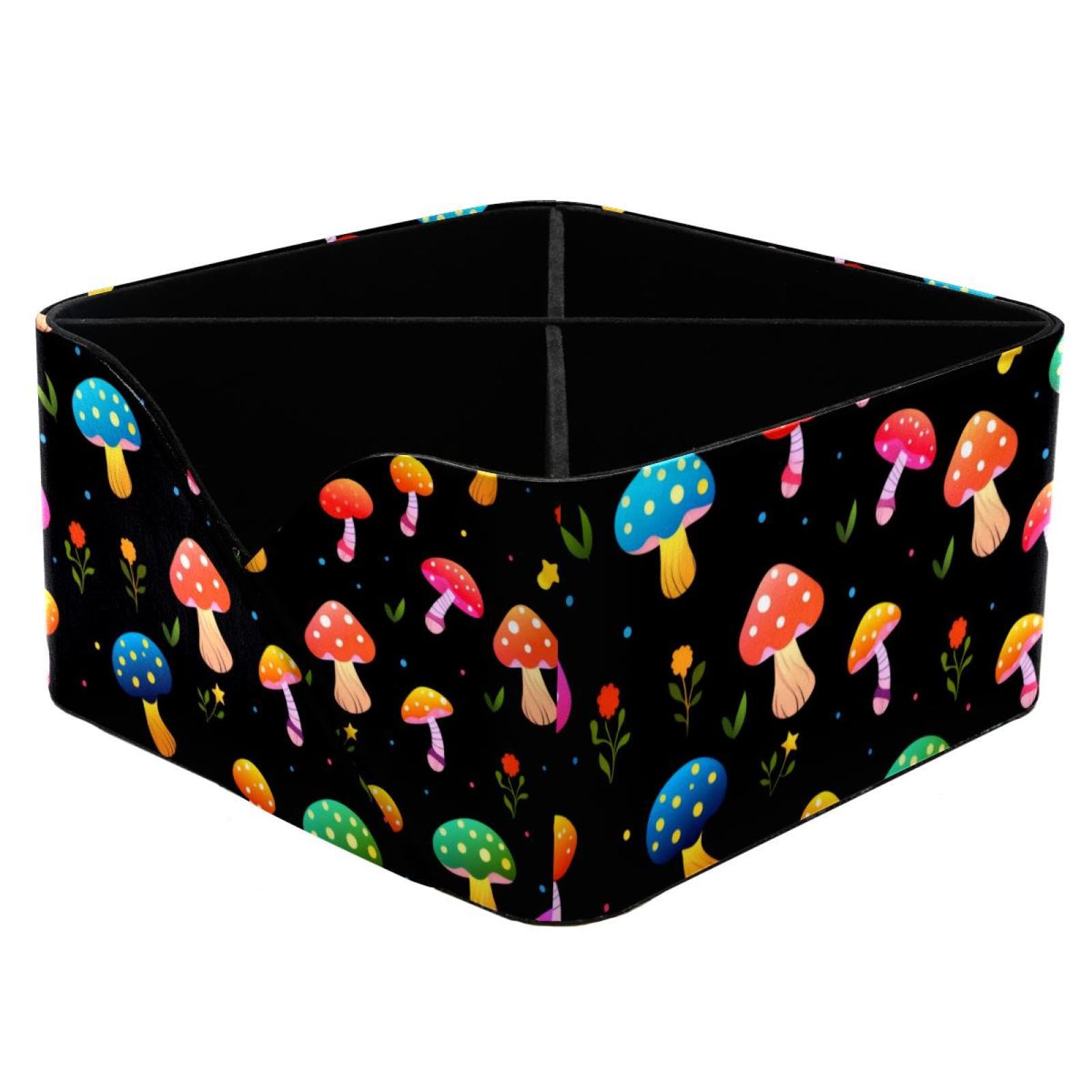 Organisateur de bureau motif champignon noir pour papeterie