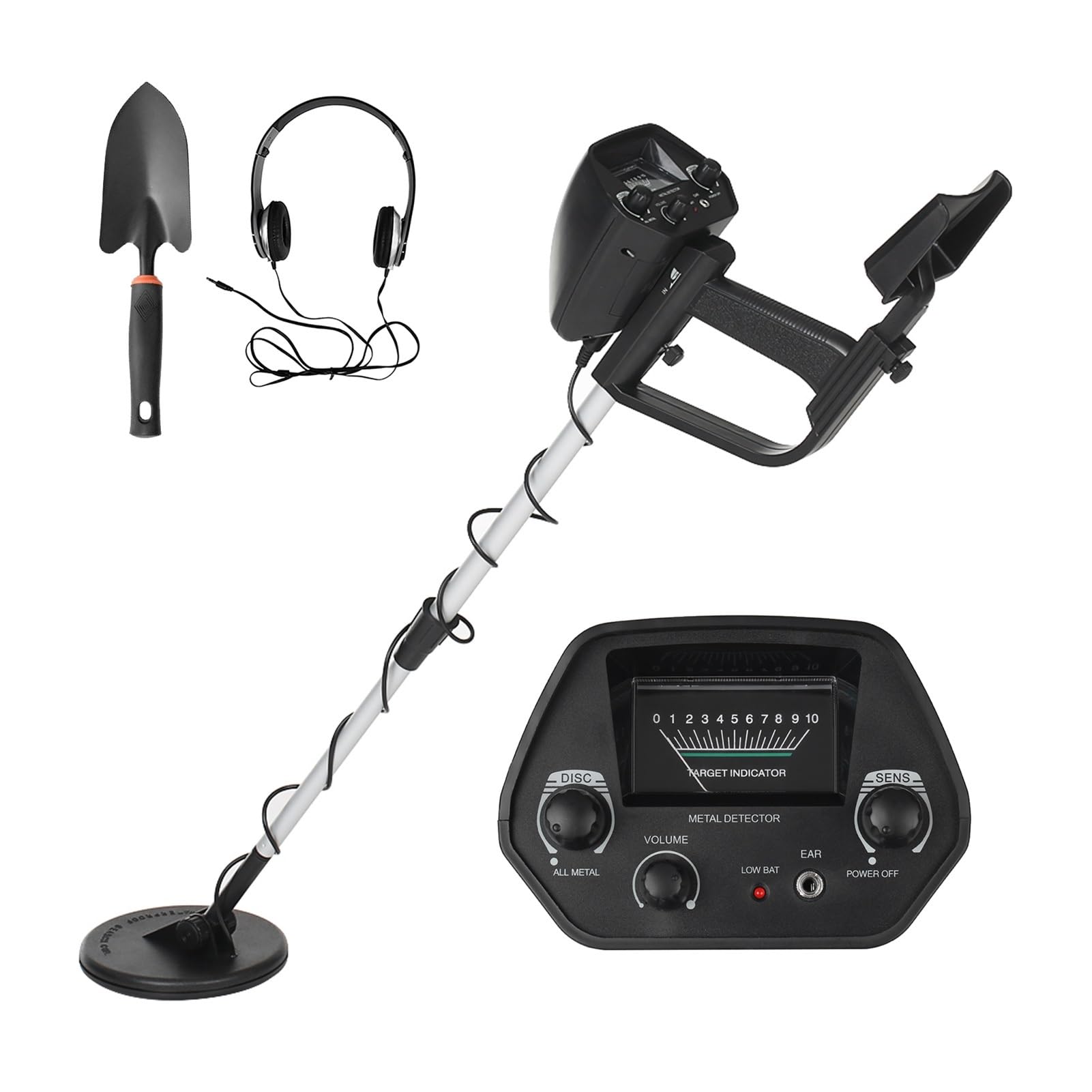 Metal Detector, MD4030 Metal Detector Underground Gold Detectors Treasure Hunter Tracker Seeker Metal Circuit Detector(SET3 MD-4030)