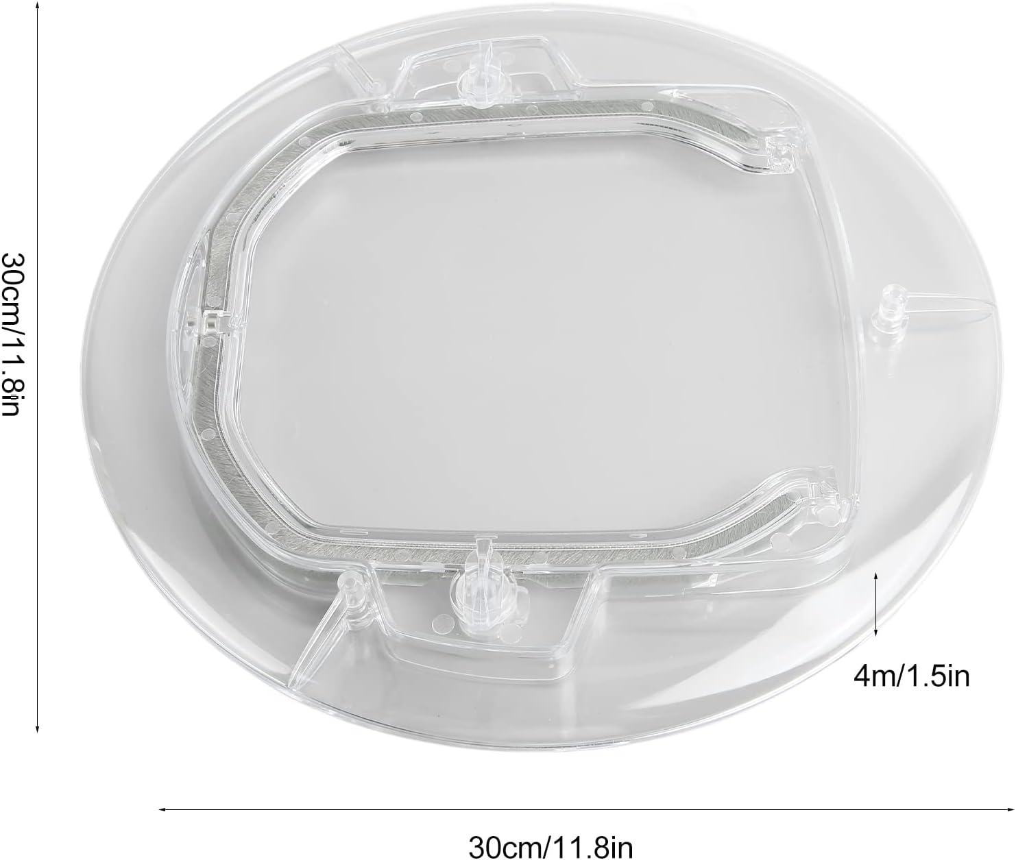 Pet Door, Interior Cat Door, Inside Door Flap, Transparent Automatic Window Closure no Barrier Door for Solid and Hollow Interior Door for Dog Cat