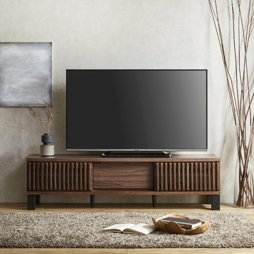 Amazon｜タンスのゲン テレビ台 ローボード 150cm 完成品 お掃除ロボ