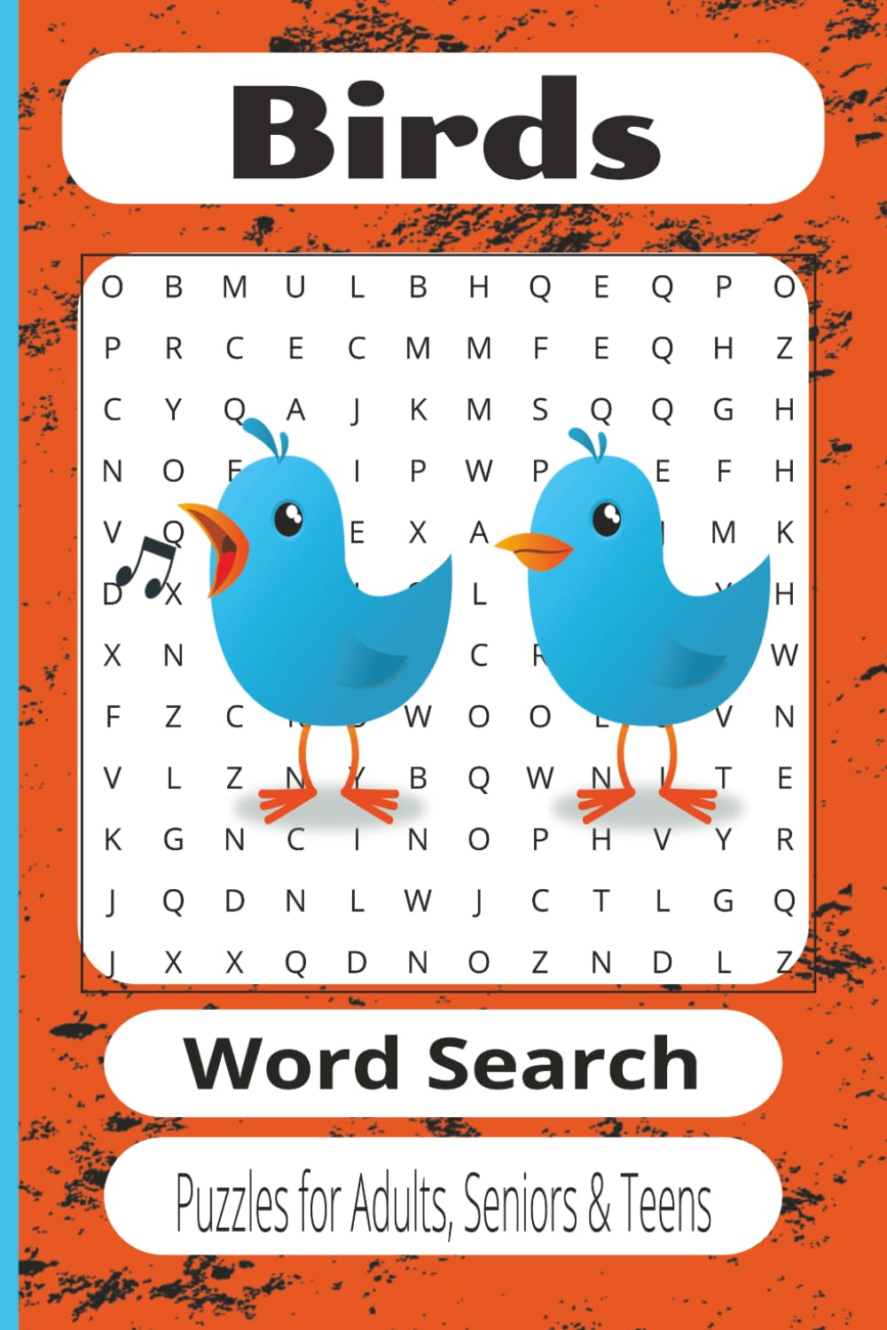 Birds Word Search: Word Search Puzzle with bird names that is great for adults, seniors, and teens / 6x9 inches, 110 pages /50+ puzzles