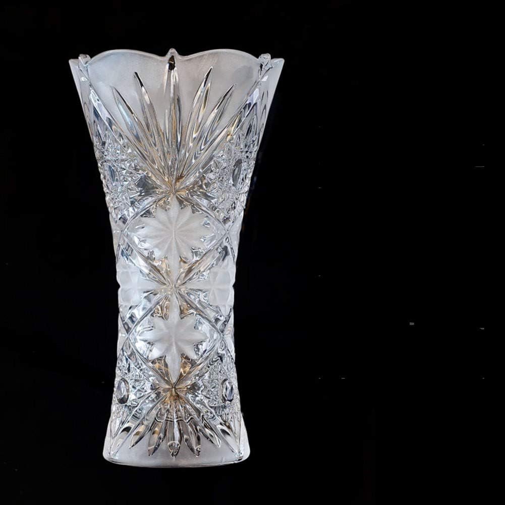 Crystal Colorful Flower Vase European Creative Bouquet Vase Crystal Clear Vase Colorful Flower Vase for Water Planting Displaying Fresh Flowers Living Room Home Decor-b