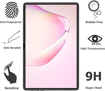 2 Pack Glass Screen Protector for onn. 10 Gen 4 (2024) 10.1 Inch Tablet - Tempered Glass Film/High Definition/9H Hardness/Scratch Resistant