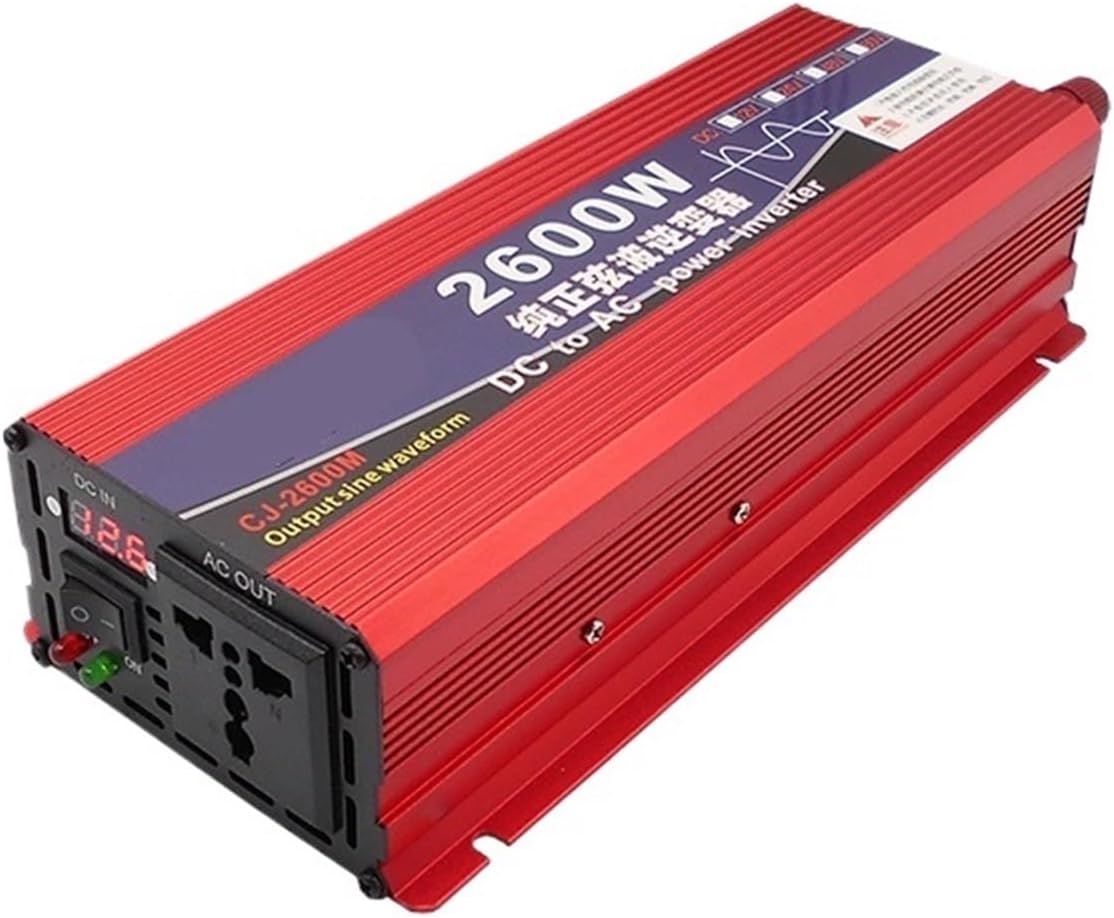 Pure sine Wave Inverter 12V to 220V, 24V, 48V, 60V, 72V Vehicle and Home Solar photovoltaic Inverter(12V2200W)