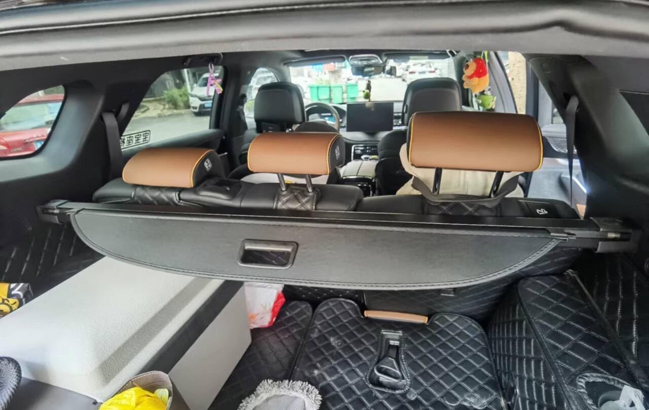 Retractable Cargo Cover Fits for SsangYong Torres 2022-2026 Luggage Security Shade Cover Shielding Shade Anti-Peeping Luggage Privacy Screen Canvas