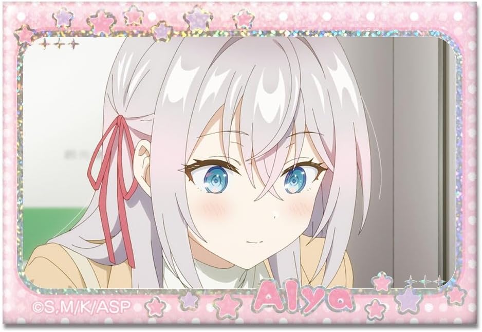 Sometimes Arya-san Next Door Delle in Russian Hologram Can Badge