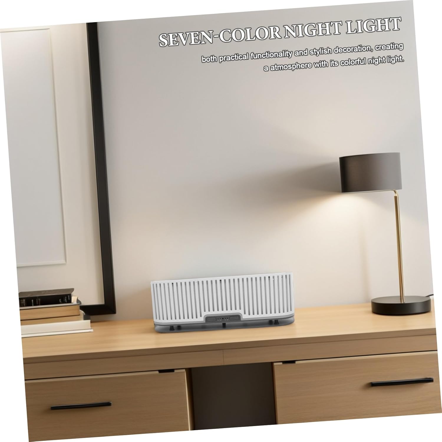 Fireplace Flame Effect Color Changing Light Quiet Operation Multifunctional Design for Bedroom Hotel and Yoga Relaxation