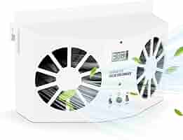 Ventilatore Auto Ad Energia Solare | Raffreddamento Automatico Per Finestrino | Nero - Foto 11