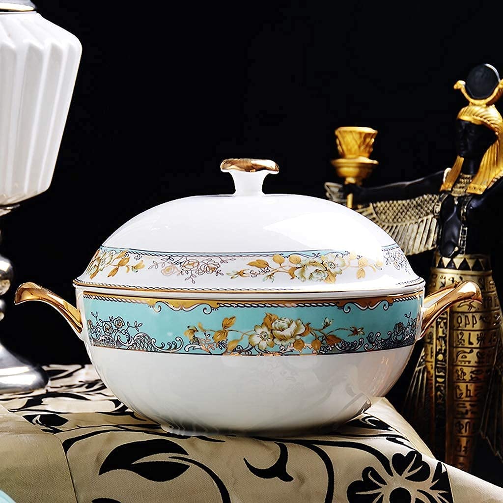 Porcelanowy zestaw zastawy stołowej, kompletny serwis rodzinny i restauracyjny, wszechstronna kolekcja misek i naczyń