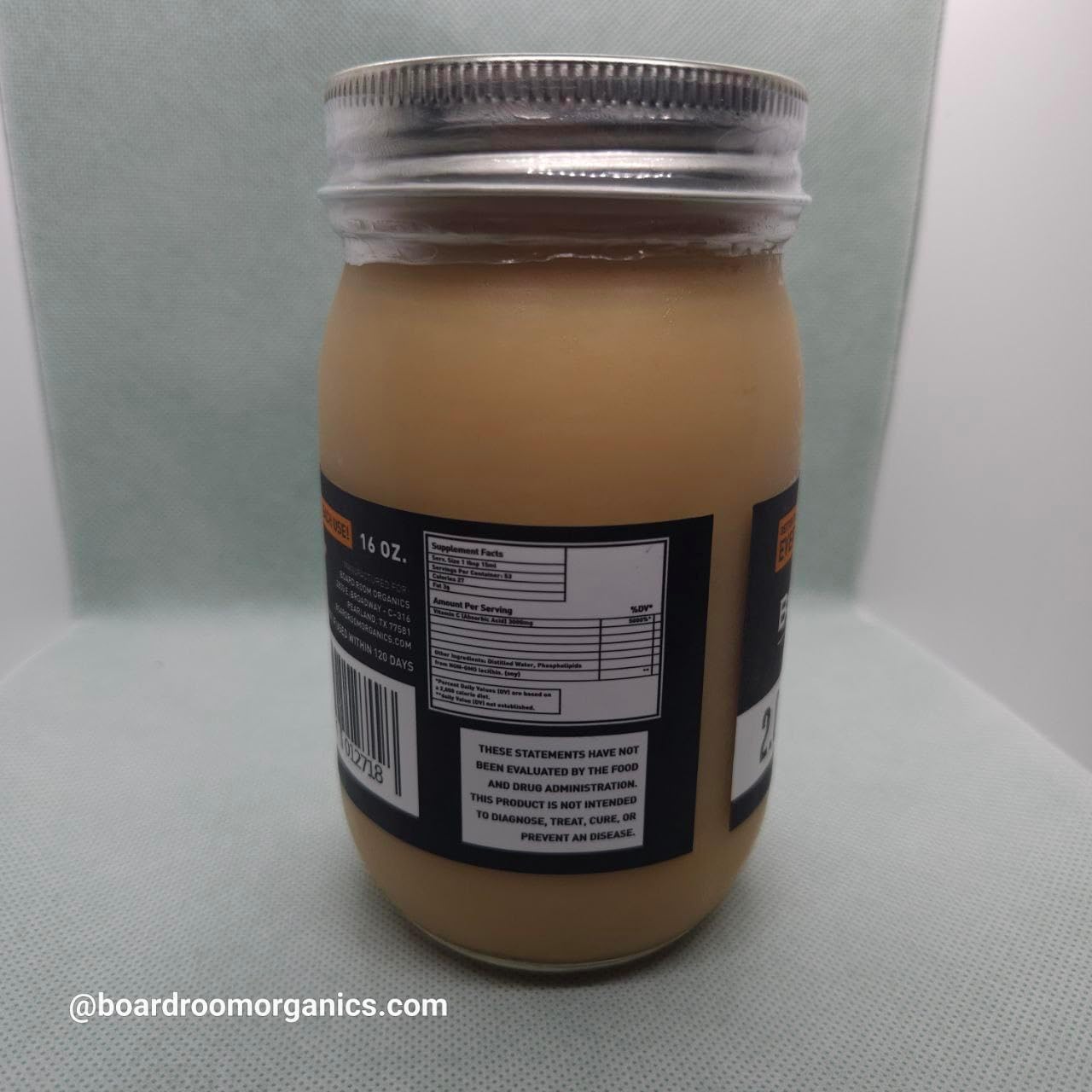 Ultimate Liposomal Vitamin C | 3000mg Per Serving | 16oz | All Natural !|Board Room Organics/#1 Best Liposomal C on Market Today