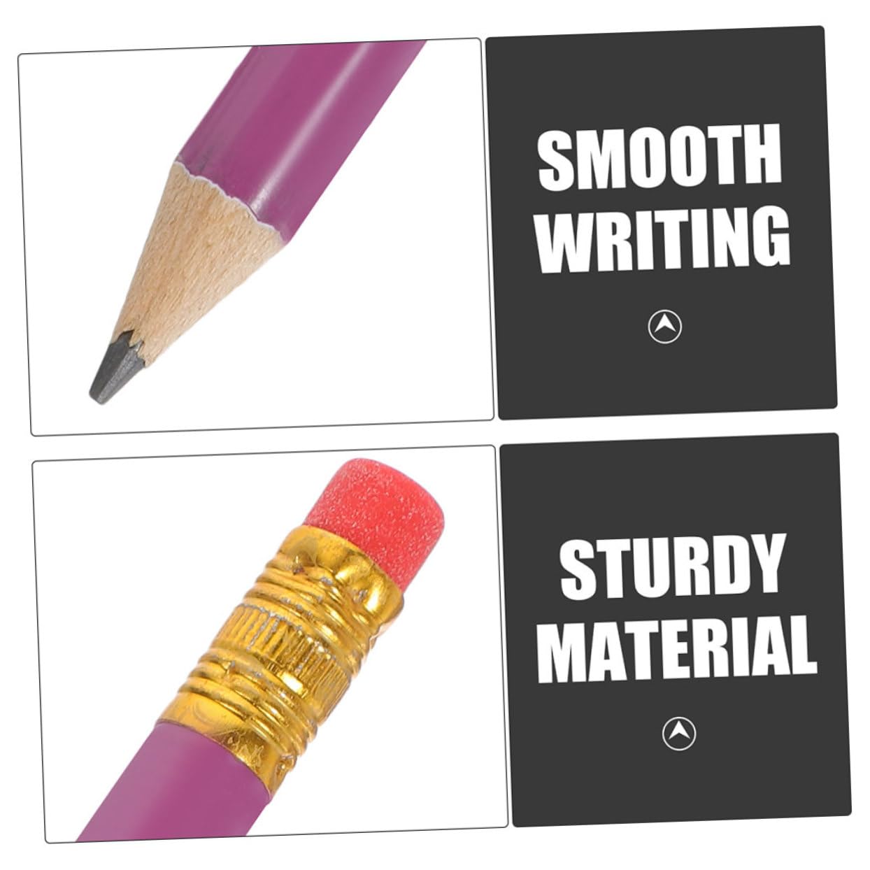 Operitacx Matite Hb Porpora in Legno 144 Pezzi per Disegnare e Scrivere Ergonomiche e Facili da Conservare, per Back To School Party e Studenti