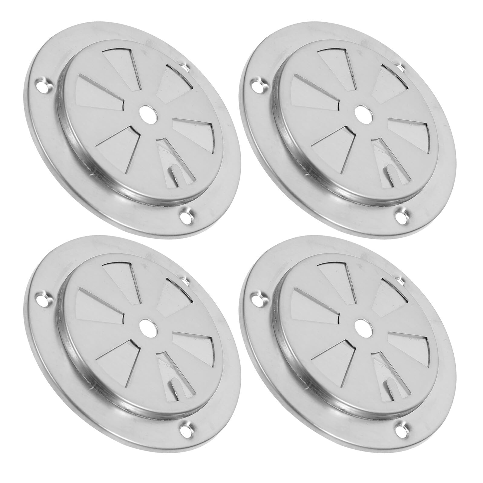 Couvercles d'aération ronds en acier inoxydable pour cuisine et fumoir lot de 4
