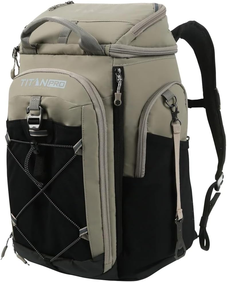 Insulated Backpack Cooler with Ice Walls