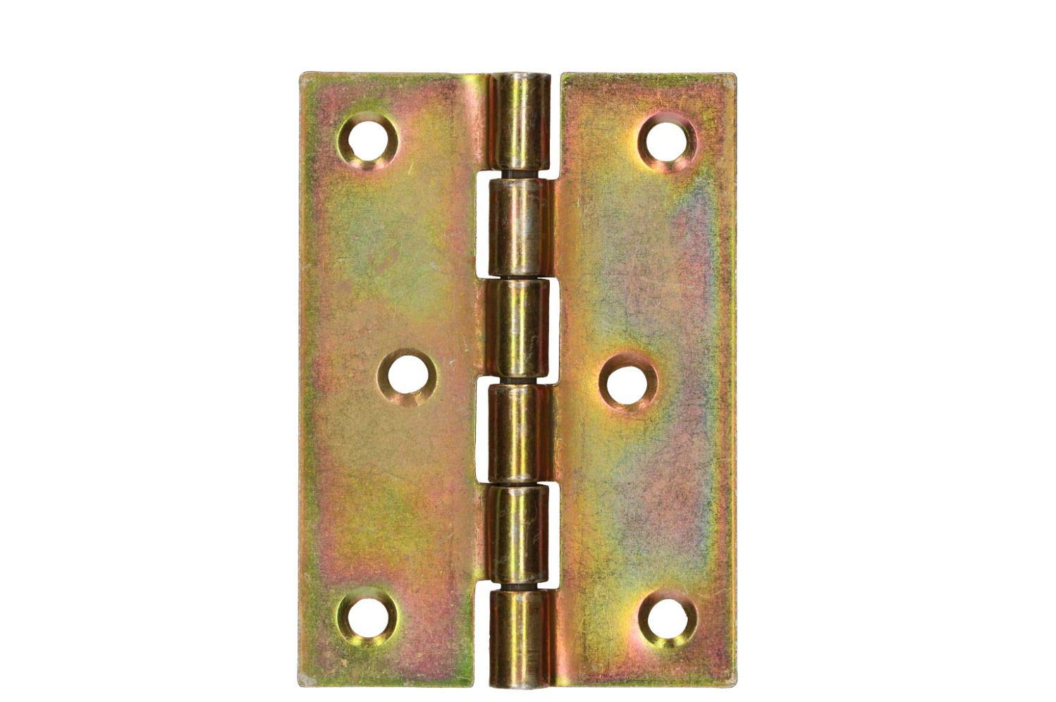 KOTARBAU - Furniture Hinge 80 x 60 mm – Rolled Zinc-Plated Hinge for Doors, Cabinets, and Chests – Heavy-Duty Door and Furniture (1 piece) — image 1