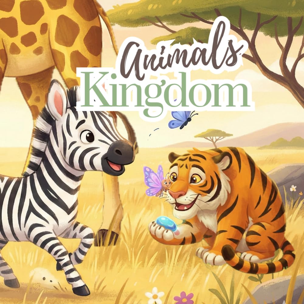Animals Kingdom: 6 Bedtime Stories about Patience, Teamwork, and Not Giving Up – Social Emotional Learning for Toddlers and Preschoolers (Ages 3-5)