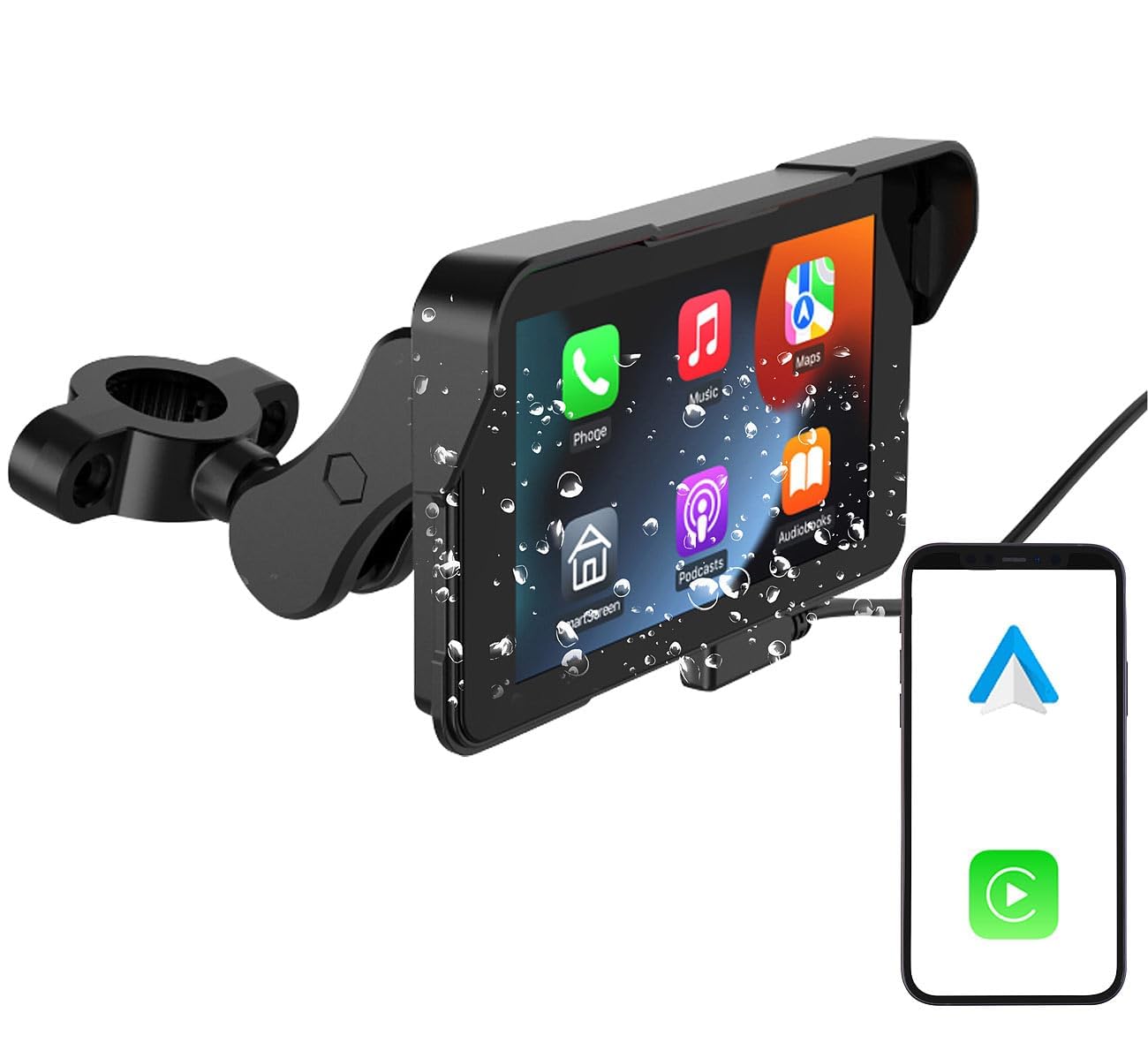 Motorcycle Wireless CarPlay Screen for Rebel 1100 CMX CMX1100 CM1100