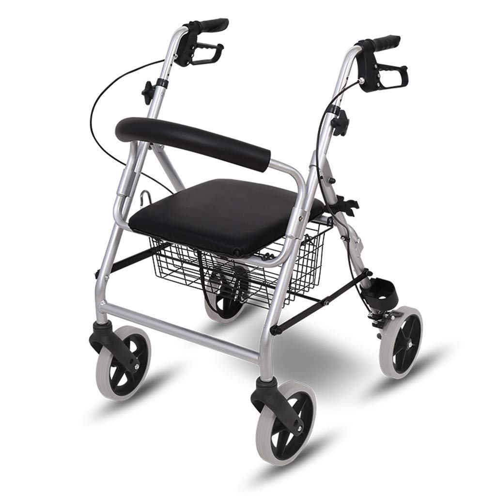 Buy Suitable for Assisted Walking Walkers For Seniors With Seat And 4