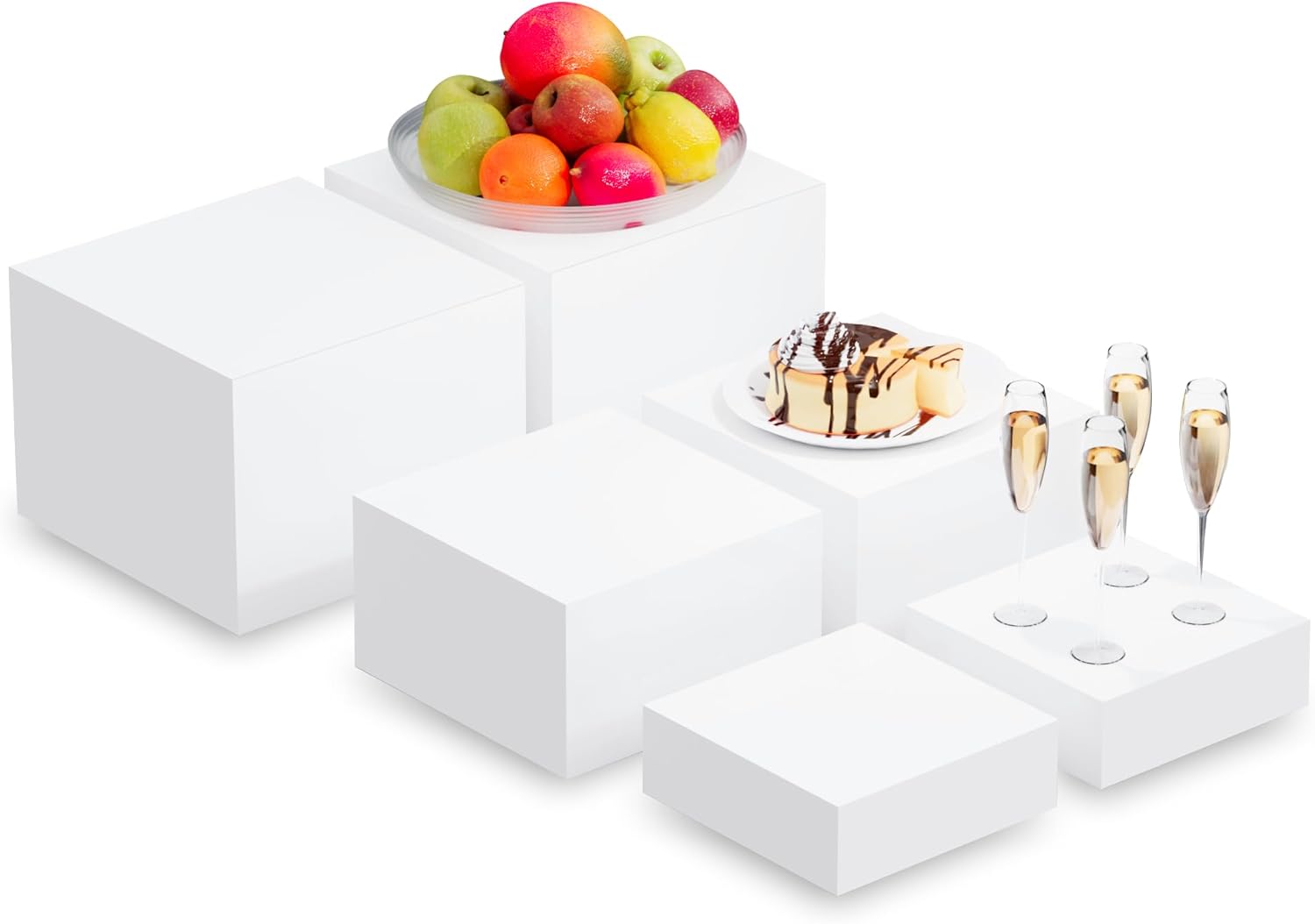 DreamShore Buffet Risers, Food Risers for Buffet Table