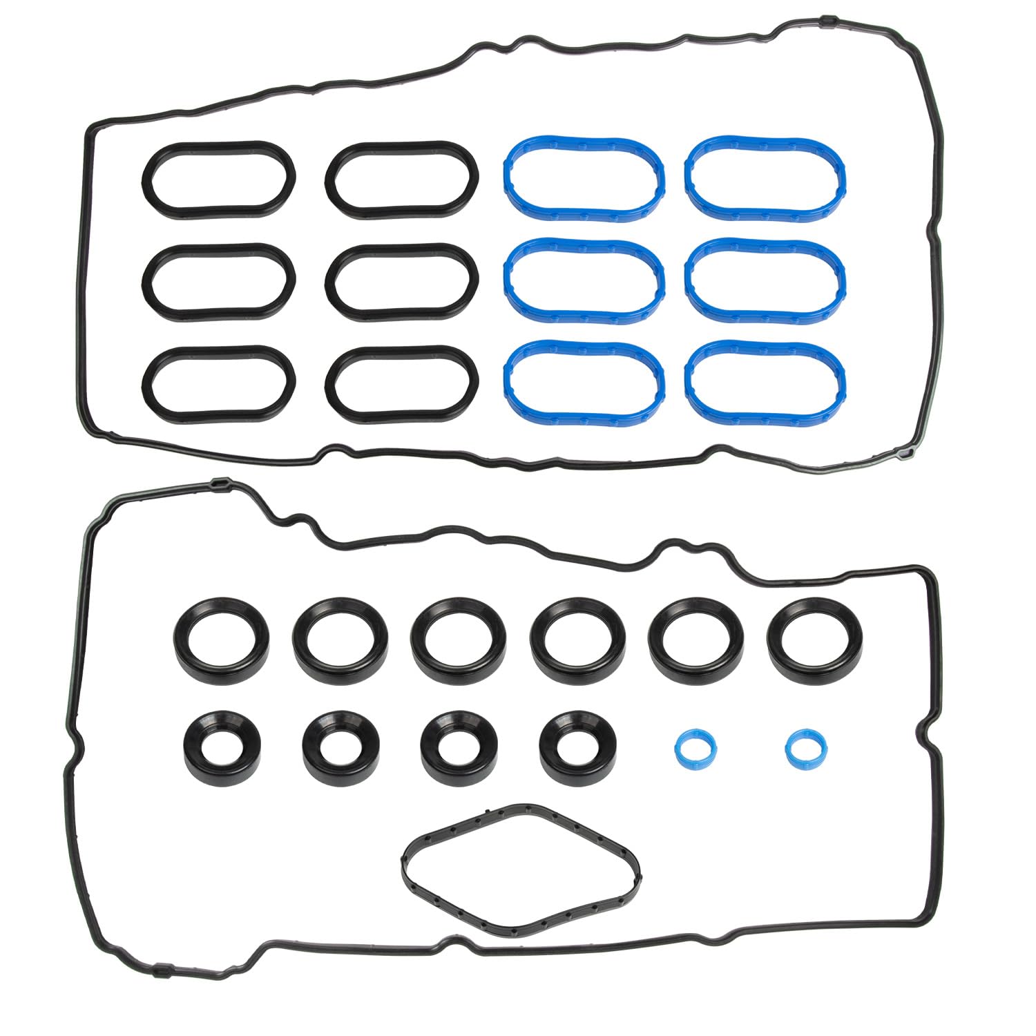 Engine Valve Cover Gasket Set Compatible with 2017-2020 Ford F150, 2018-2023 Ford Expedition, Lincoln Navigator 3.5L V6 Replaces VS50993R