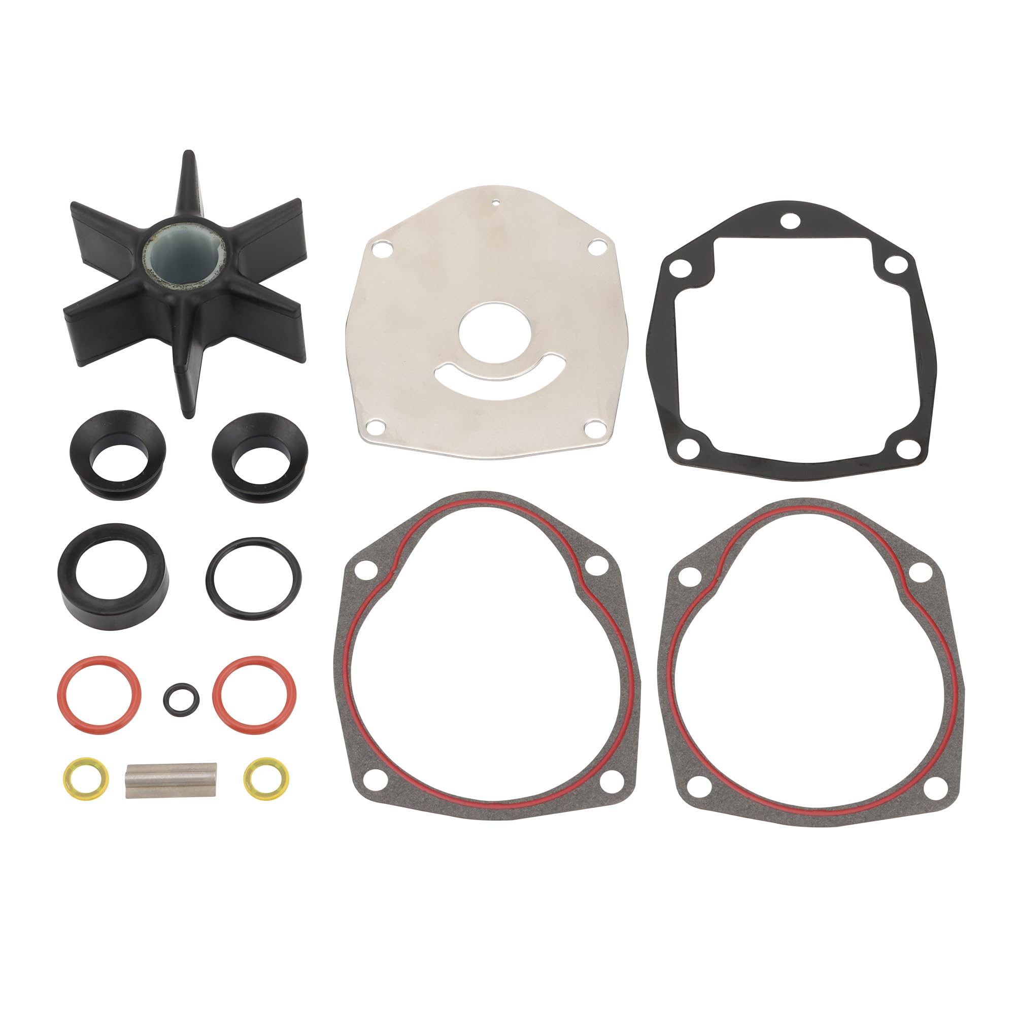 GOOFIT Mercruiser Alpha One 1 Gen 2 Sterndrive Kit D'HéLice De Pompe à Eau Remplacement pour Mercury Marine Outboard 47-43026Q06 8M0100526 Sierra