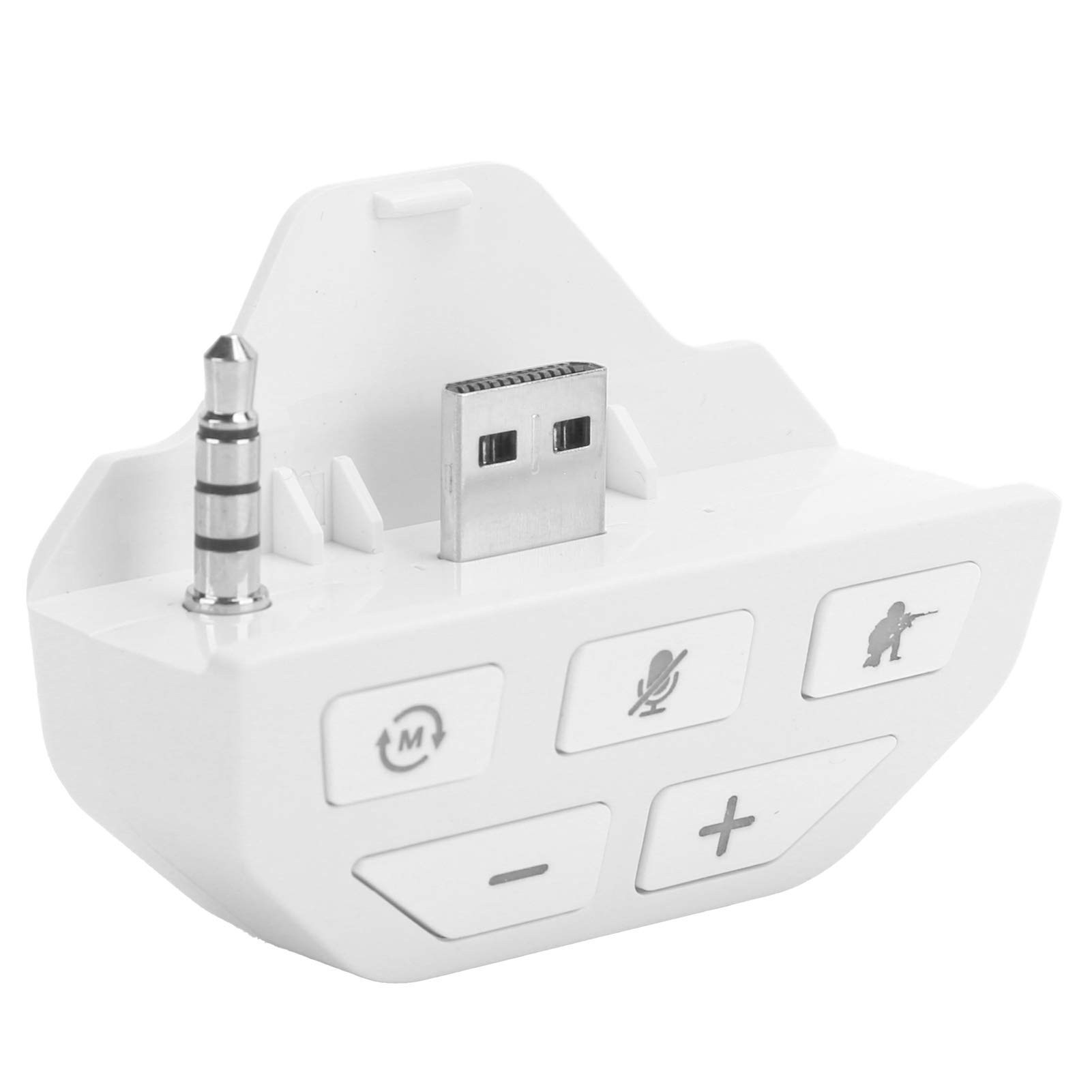 Adaptateur De Casque Xboxs, Adaptateur De Contrôleur Xboxs, Adaptateur De Casque Stéréo, Convertisseur De Casque, Adaptateur De Casque Micro pour Contrôleur Xboxs One(Blanc)