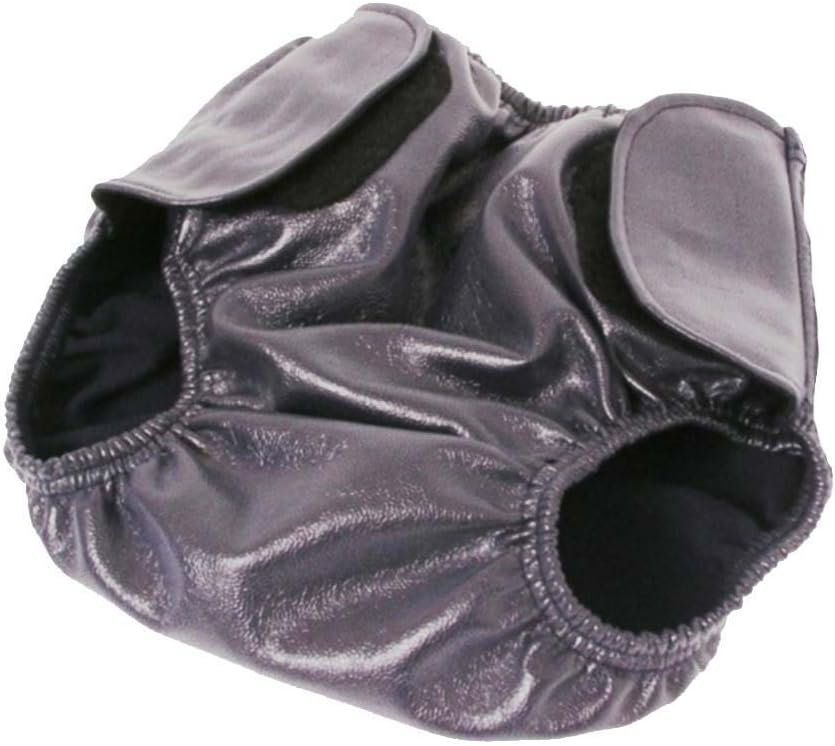 (Adult MED 70cm - 80cm Waist, Navy) - Reusable Swim Brief Nappy Adult Sizes