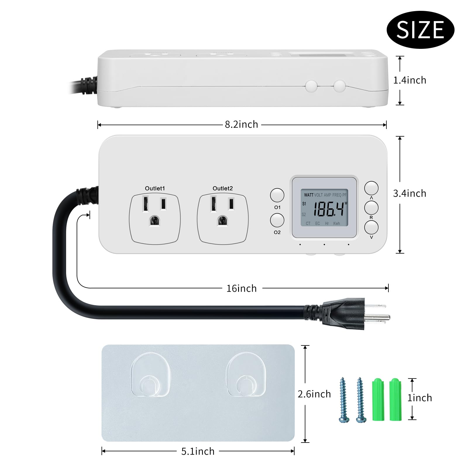 Briidea Power Monitor - Track Energy Usage & Save Money -6 Briidea Power Monitor - Track Energy Usage & Save Money -6
