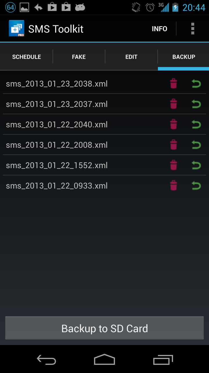 SMS Toolkit Application sur Amazon Appstore