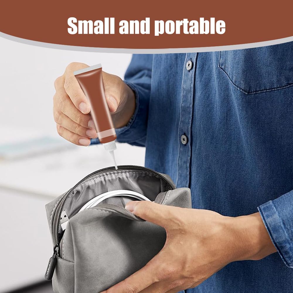 Advanced Leather Repair Gel, 2026 New Leather Repairs kit for Furniture, Multifunctional Leather Car Seat Vinyl Repair Kit Repair Coloured Cream Gel for Jacket Couch Repair Kit (Color All)