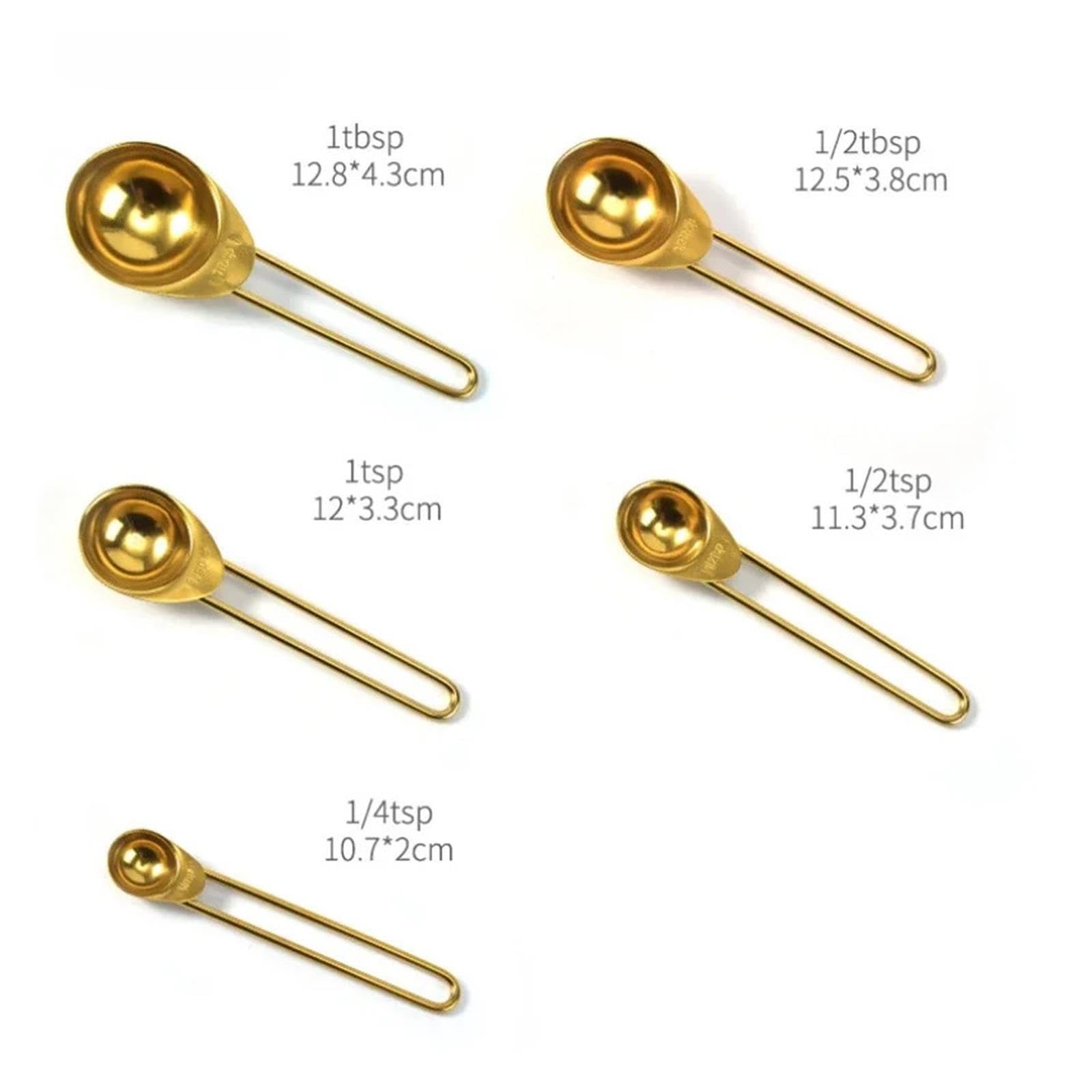 Set da 9 misurini e cucchiai dosatori, utensili da cucina impilabili