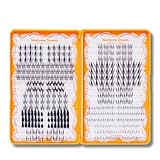 Ninetynine Dreams Manhua Lashes Book 11 Styles Lash Clusters DIY Travel Friendly Lashes 6-14mm Individual Lashes Lower Lashes 292pcs Beginner Friendly Lightweight & Reusable Eyelashes