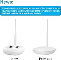 Vista 2 de MOCREO Termómetro higrómetro inalámbrico para interiores, accede a los datos de tu sensor MOCREO a través de Internet en cualquier lugar