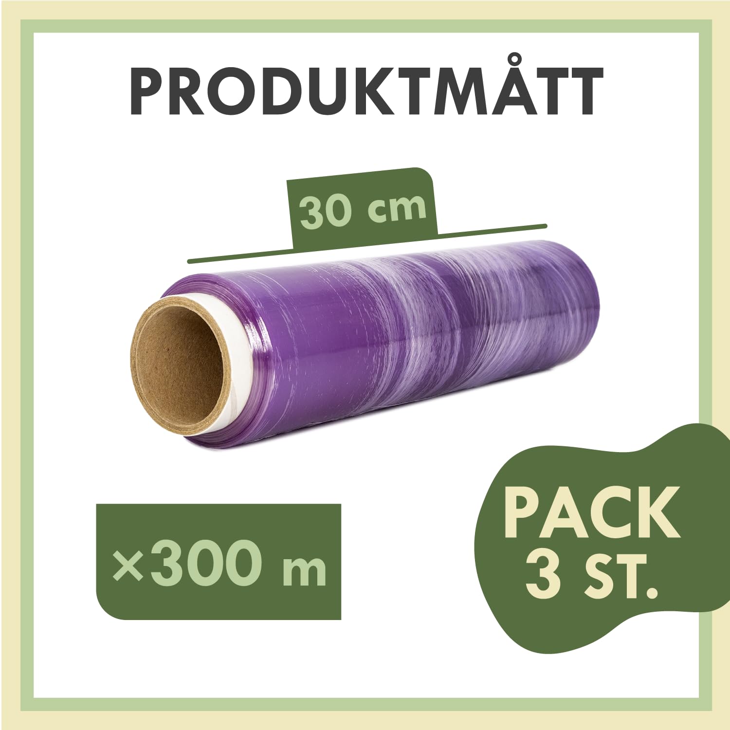 Zenic | Pellicola Alimenti | 30 cm di Larghezza e 0,8 Kg di Peso | 3 Rotoli | Pellicola Trasparente Alimentare Professionale | Cucina e Tattoo | Resistente e Adesiva | Adatta al Microonde