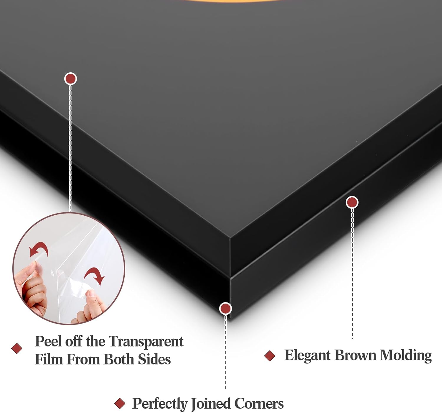 Drum Head Display Frame Wall Mount Wooden Drum Head Display Case Cabinet W/98% UV Acrylic Door Lockable Rack Storage Shadow Box for Collection Musician Collector Memorabilia (12" Drumhead)