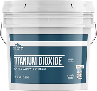 Earthborn Elements Titanium Dioxide (1 Gallon), DIY Essential, Resealable Bucket