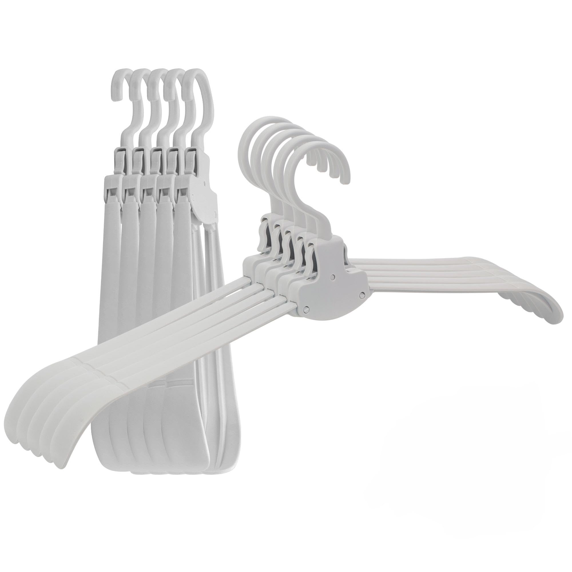 Upgrade Dyoss Magic Foldable Plastic Clothes Hangers Anti Stretched One