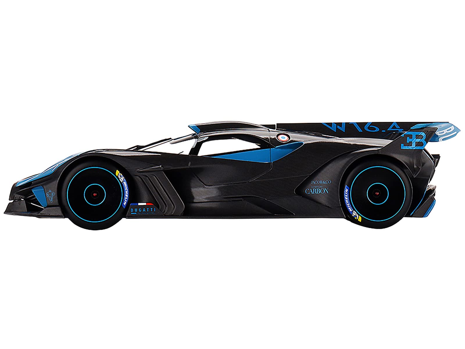 Amazon.com: Bugatti Bolide Presentation Version Blue and Black 1