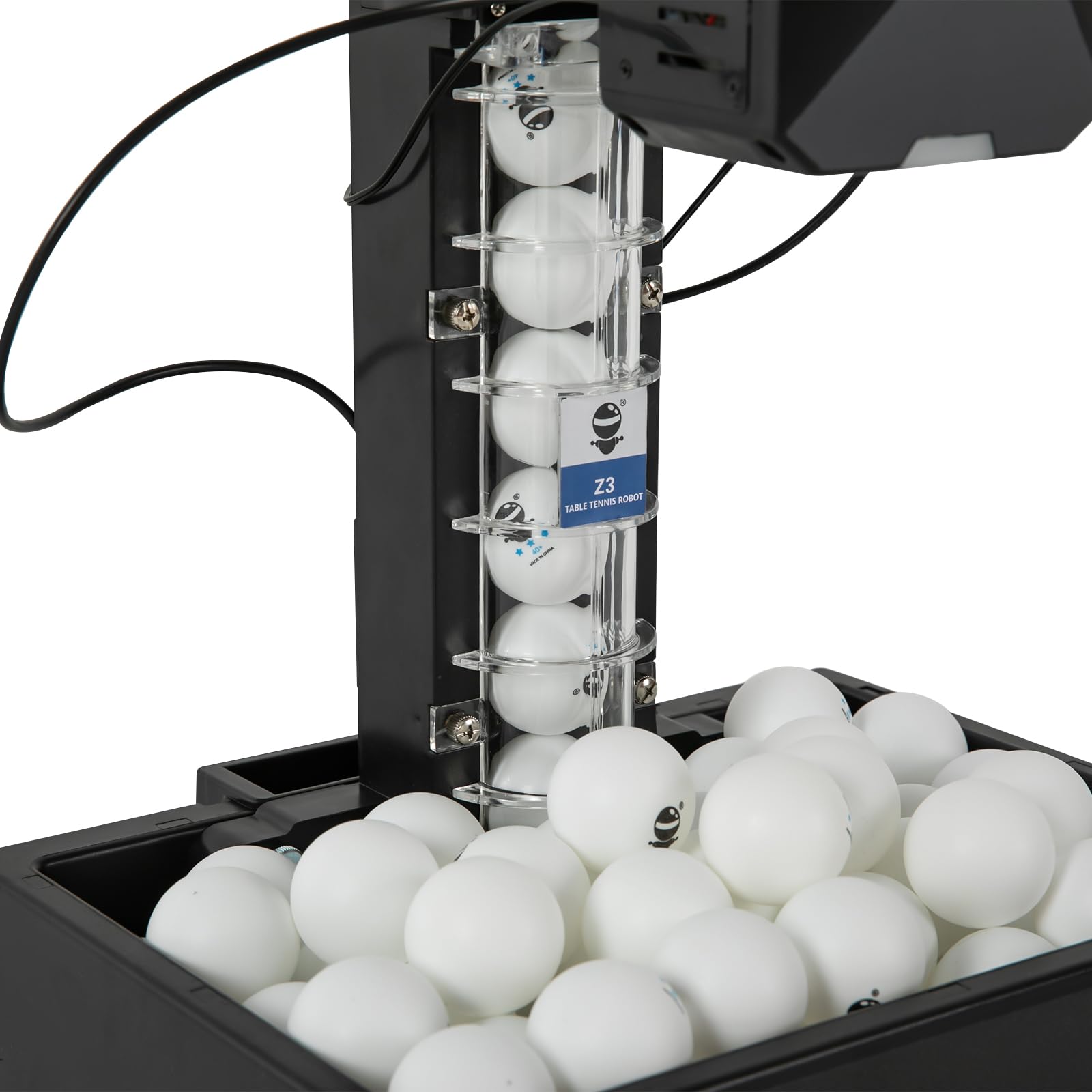 Macchina automatica per pallone da ping-pong, macchina per palloni, ping pong Ball con rete, diverse modalità di servizio robot da ping pong, macchina da ping pong, capacità 100 palle