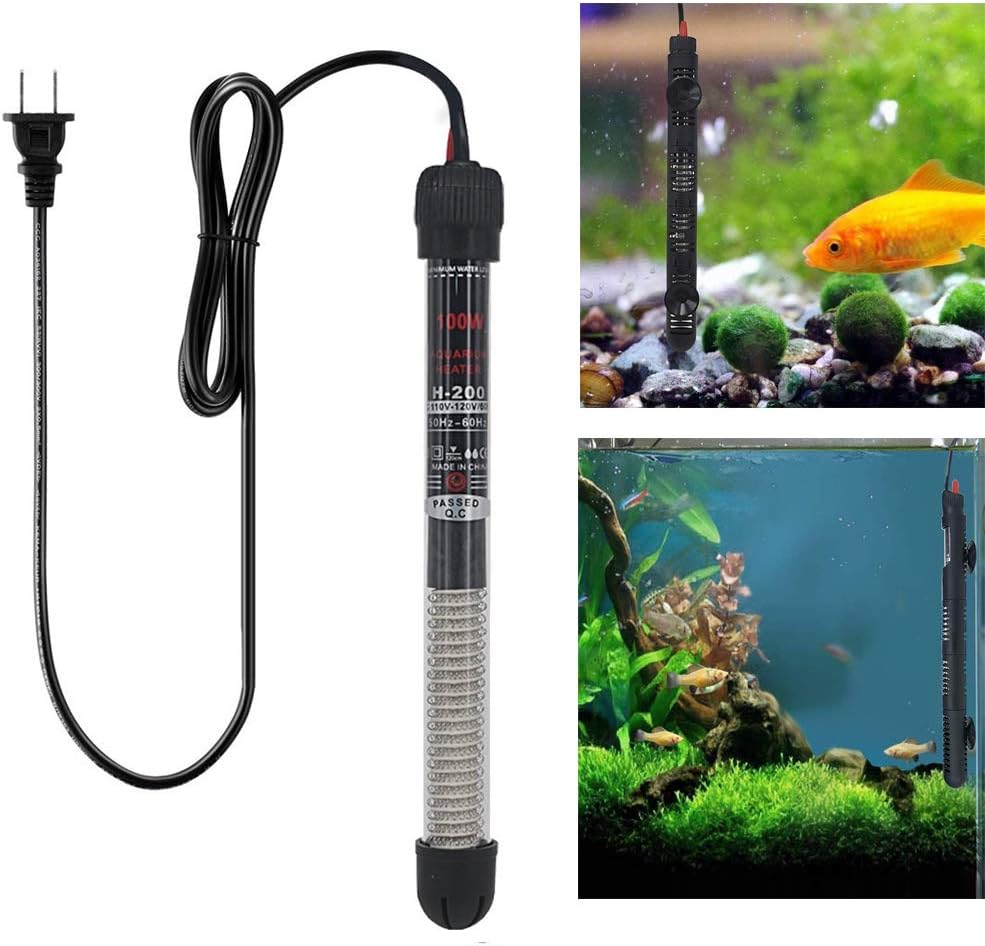 Amazon Co Jp 25w 300wアクアリウムヒーター 温度調節可能な魚飼育用水槽ヒーター 水中用石英ガラス防爆加熱棒 吸引カップ付き 300w ホーム キッチン