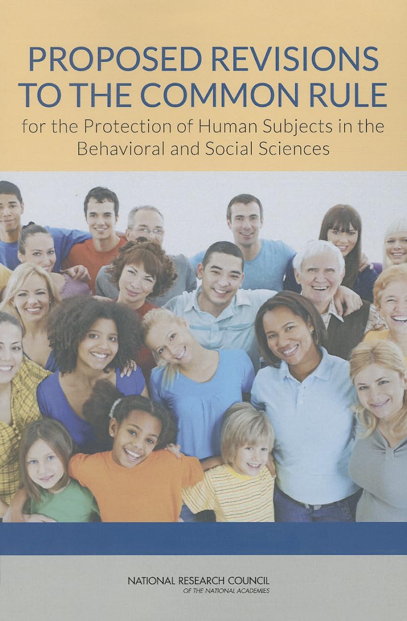 Buy Proposed Revision to the Common Rule for the Protection of Human Subjects in the Behavioral and Social Sciences — BookShops.in