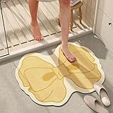 Badematte für Zuhause, Badematte, Badteppich, Handwaschtisch, rutschfest, schnell trocknend, weiche...