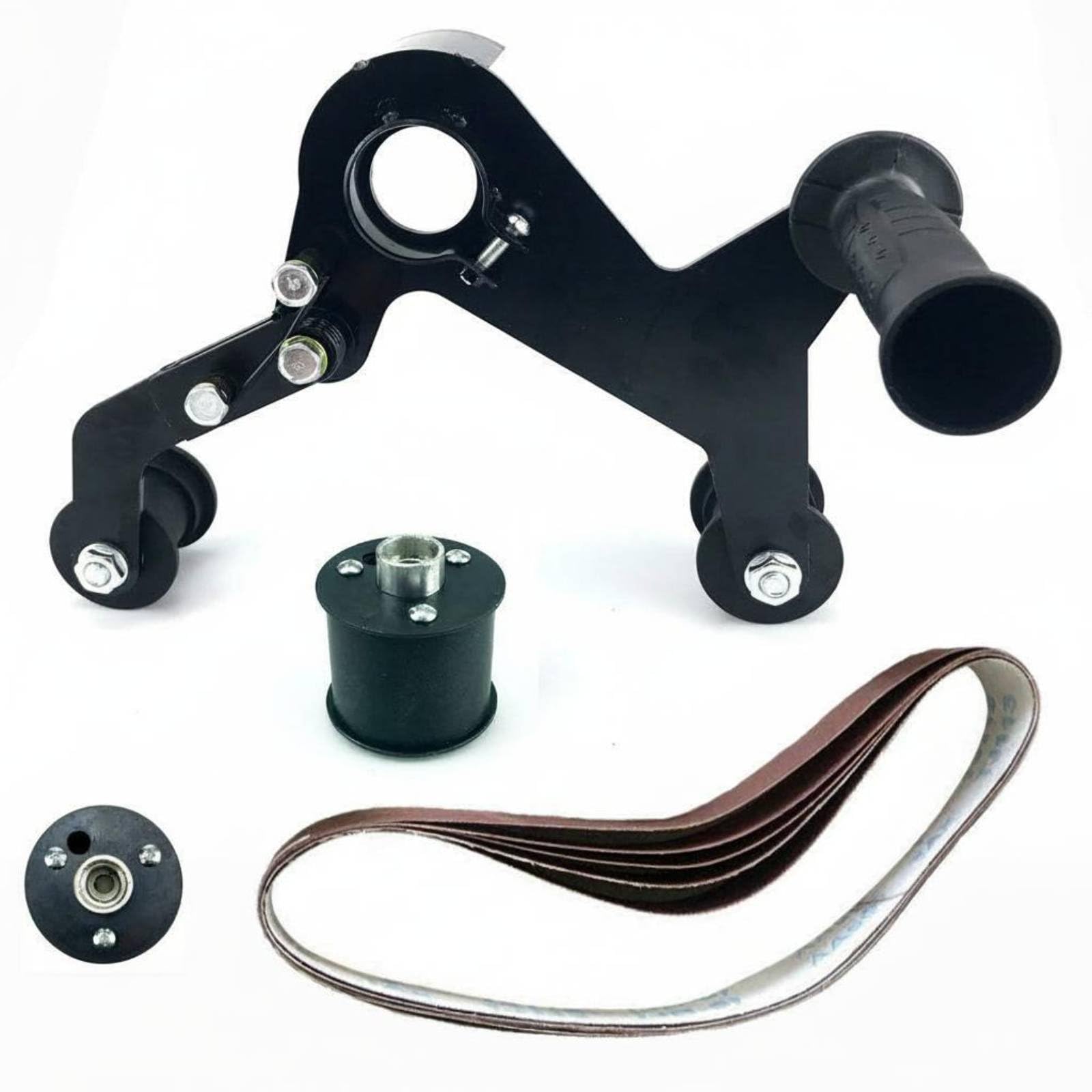 Cabezal Lijador de Banda Grano Múltiple Adaptador Banda Rectangular Accesorio Lijado Tubos, 14MM