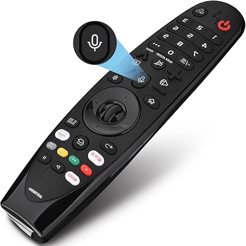 Miniatura 1 de Reemplazo universal de control remoto LG para Smart TV, LG Magic Remote AN-MR20GA con función de voz y función de puntero, control remoto
